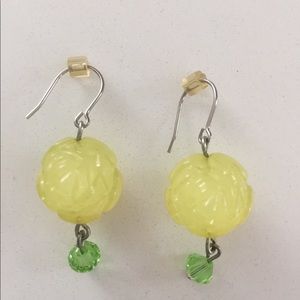 Designer drop earrings